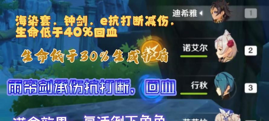 原神迪希雅天赋效果介绍（探索迪希雅的强大能力与技能组合）  第2张
