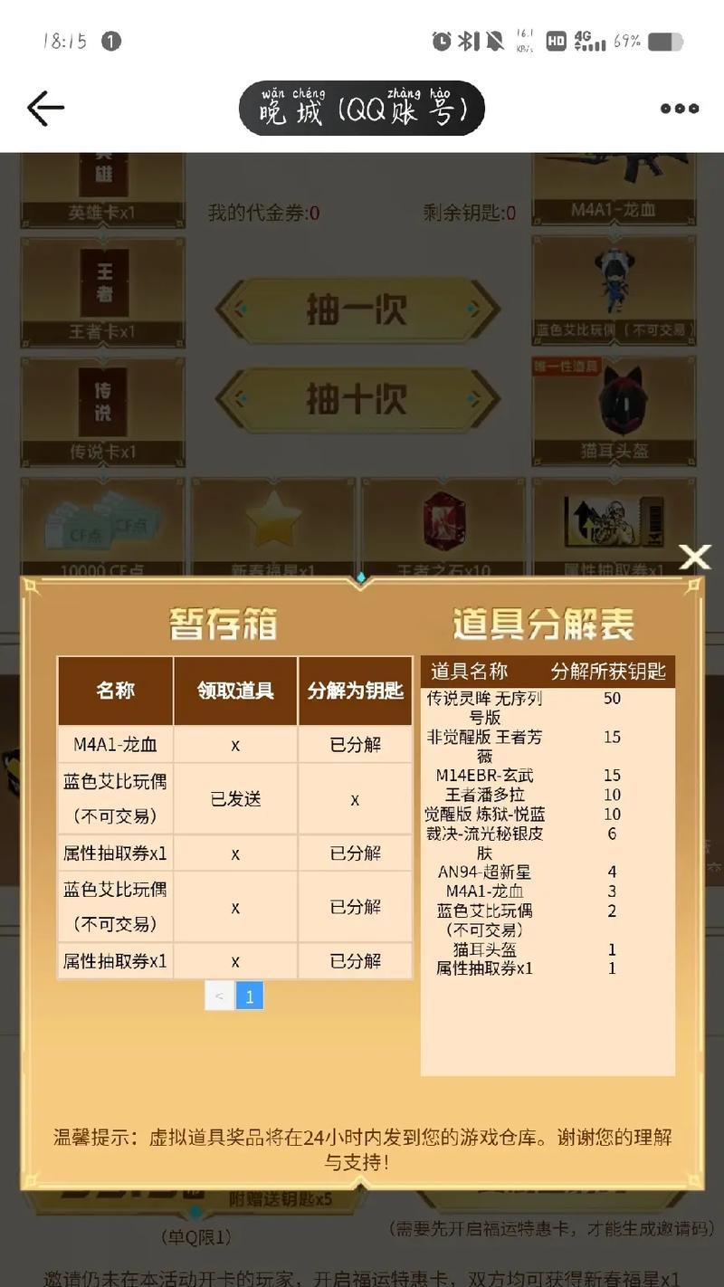 金色玩偶需要多少CF点？获取几率如何？  第2张
